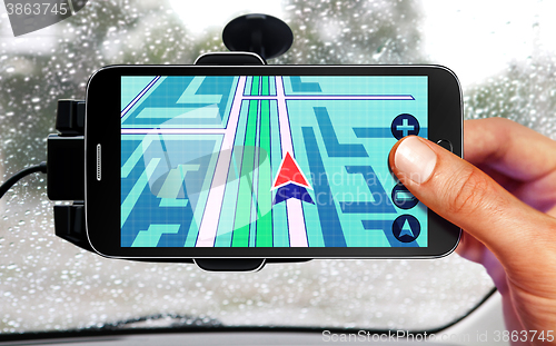 Image of car navigation