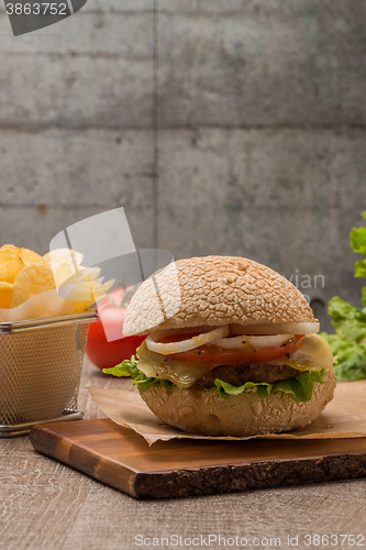 Image of Homemade veggie burger