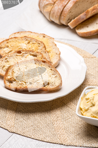 Image of Breakfast table with toast