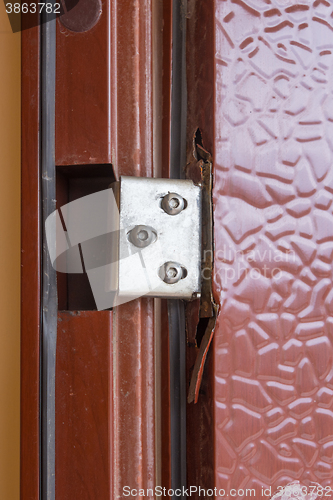 Image of Rusted metal, and broke at the hinges on the doors cheap