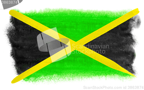 Image of Jamaica flag illustration