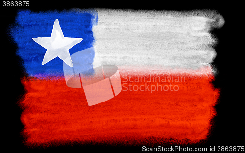 Image of Chile flag illustration