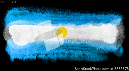 Image of Argentina flag illustration