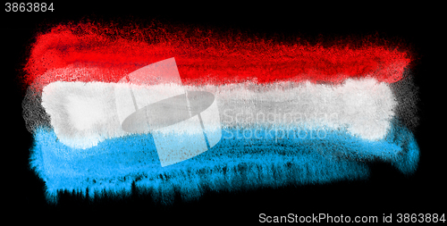 Image of Luxembourg flag illustration