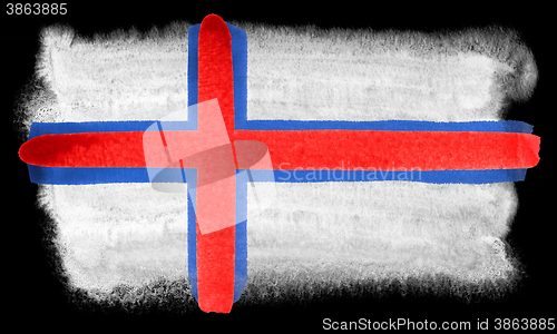 Image of Faroe Islands flag illustration