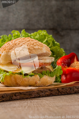 Image of Homemade veggie burger