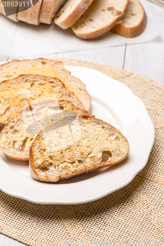 Image of Breakfast table with toast