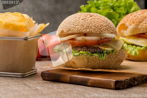 Image of Homemade veggie burger