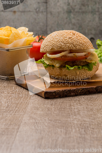 Image of Homemade veggie burger