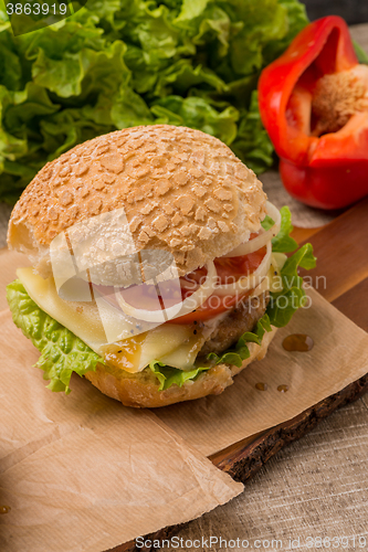 Image of Homemade veggie burger