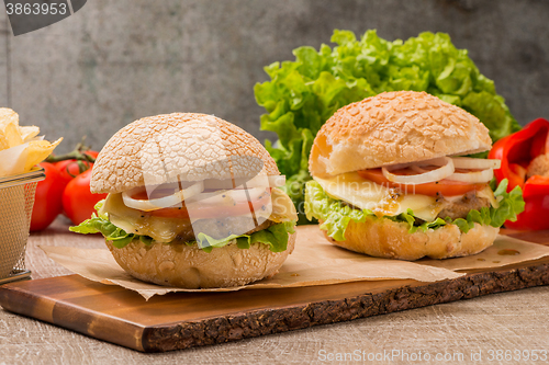 Image of Homemade veggie burger