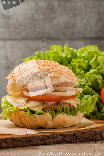 Image of Homemade veggie burger