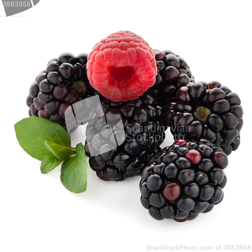 Image of Raspberry with blackberry 