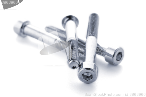 Image of Hex head bolt screws thread 