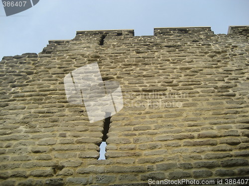 Image of Old brick wall, Brussels, Belgium