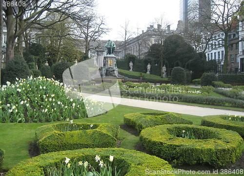 Image of Small park in Brussels, Belgium