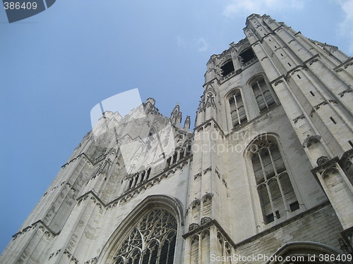 Image of The St. Michael and St. Gudula church in Brussels, Belgium