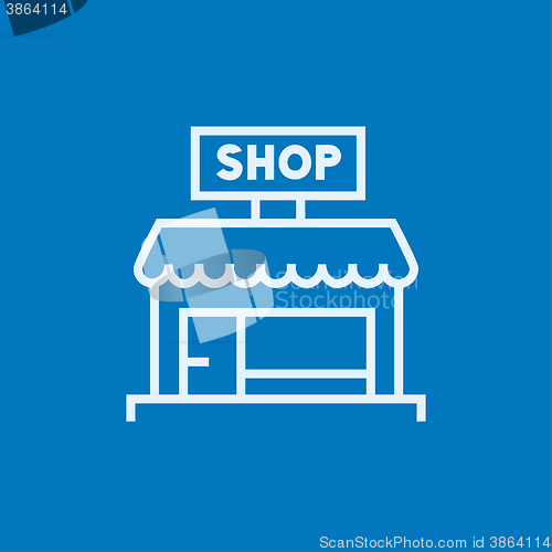 Image of Shop line icon.