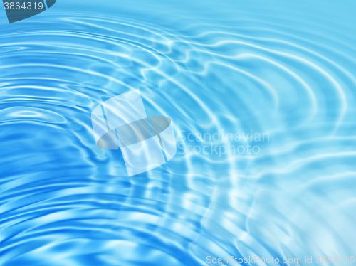 Image of Abstract blue background with ripples