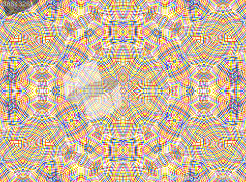 Image of Abstract color lines pattern