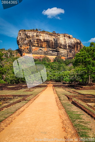 Image of Sigiriya rock, Sri Lanka