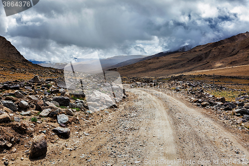 Image of Dirt road in Himalayas