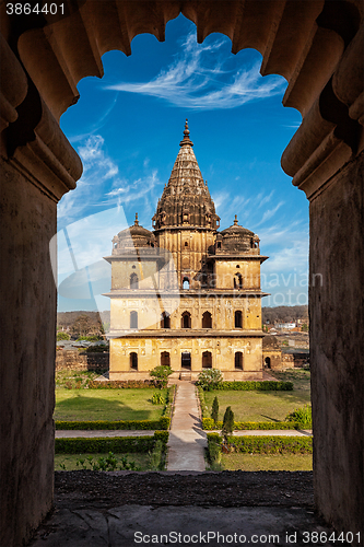 Image of Royal cenotaphs of Orchha, India