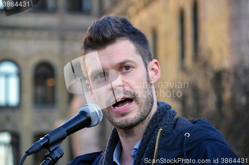 Image of Red Party politician Bjørnar Moxnes