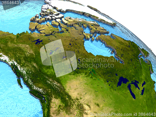 Image of Canada on Earth