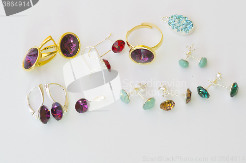 Image of Female accessories: bijoux