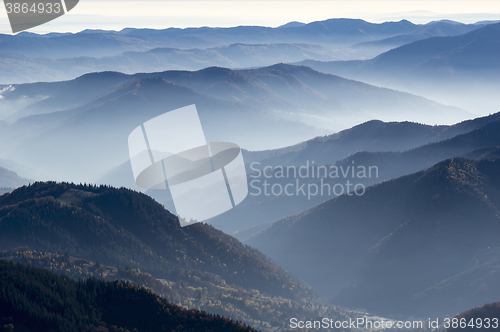 Image of Morning fog in autumn