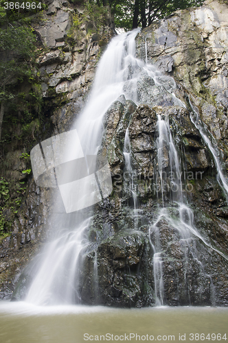 Image of Mountains stone waterfall