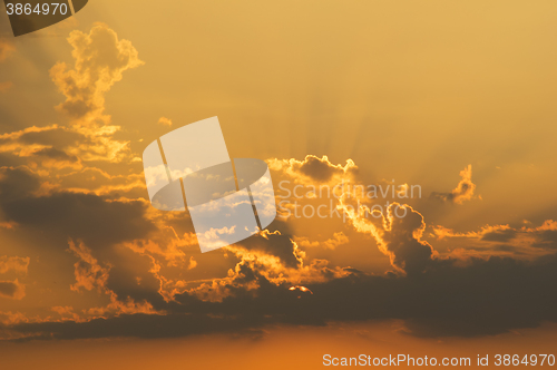 Image of Orange sky