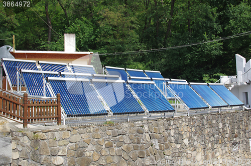 Image of Solar panels for warm water