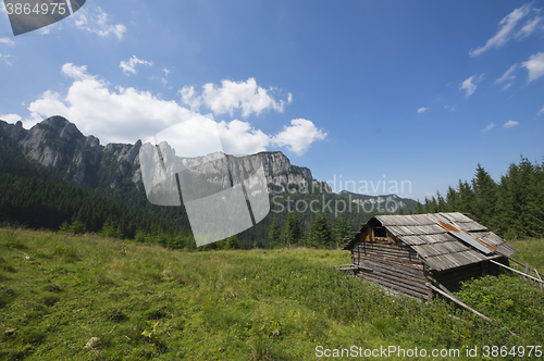 Image of Old sheepfold on the mountain