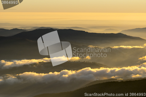 Image of The mountains at dawn