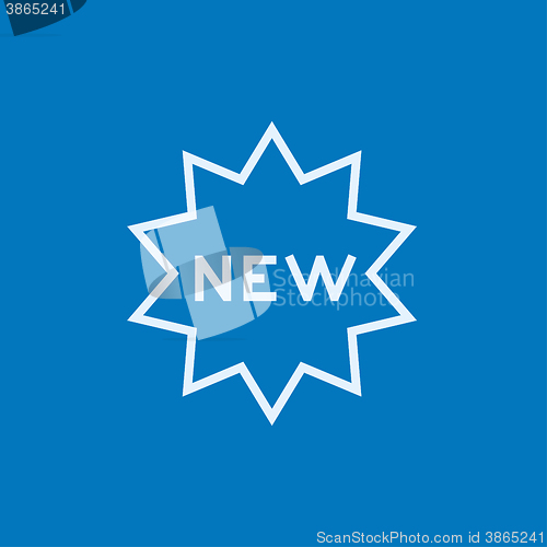 Image of New tag line icon.