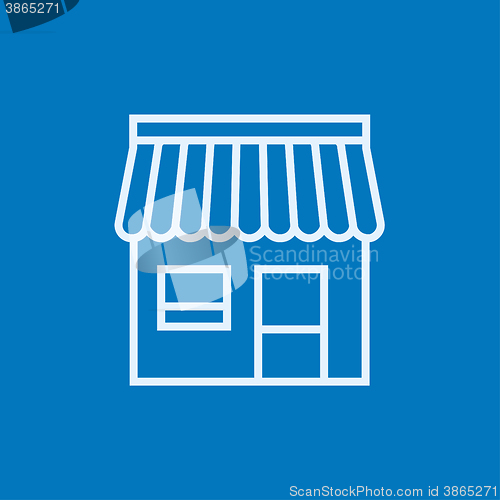 Image of Shop line icon.