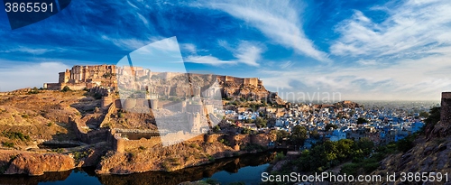 Image of Mehrangarh Fort, Jodhpur, Rajasthan, India