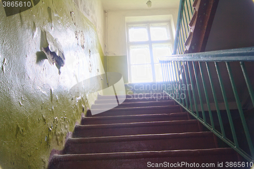 Image of ladder with steps at the thrown school