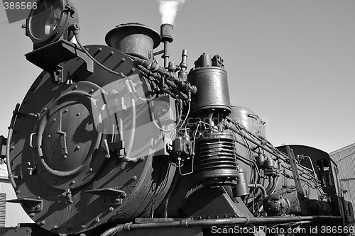 Image of old steam train