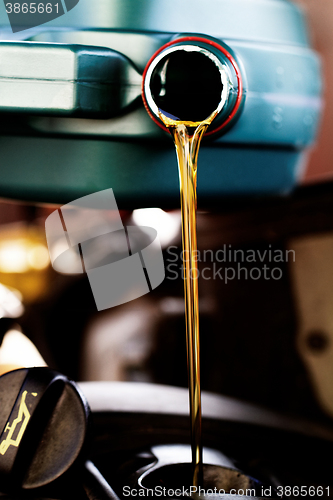 Image of Fresh motor oil