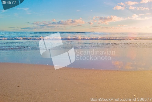 Image of beach sunrise scene