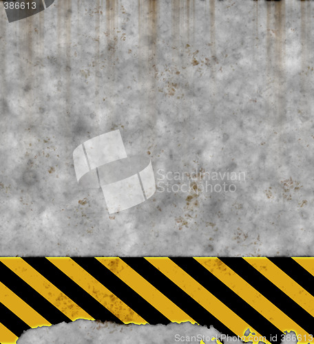 Image of old hazard wall