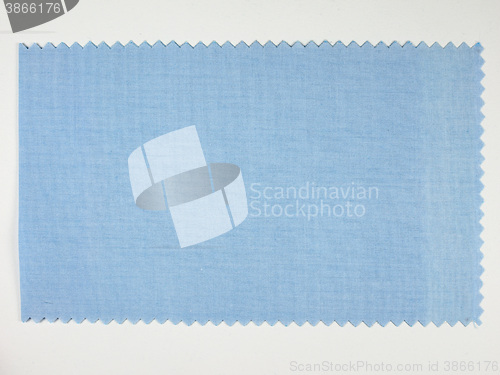 Image of Blue fabric sample