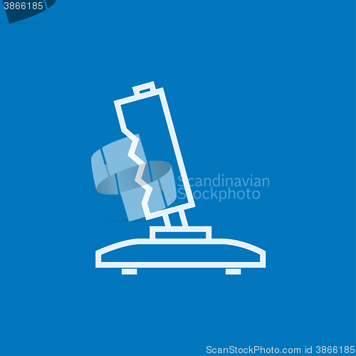 Image of Joystick line icon.