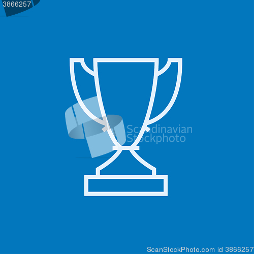 Image of Trophy line icon.