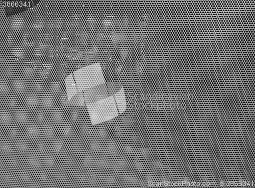 Image of Grey metal grid background