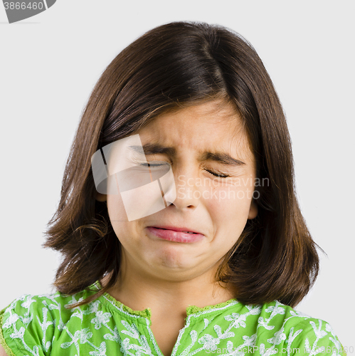 Image of Girl crying