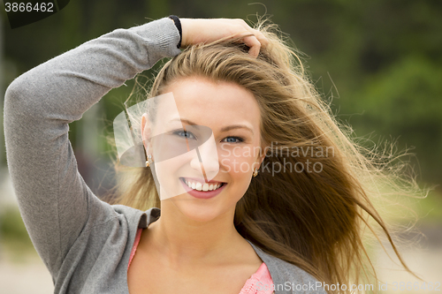 Image of Happy teen girl 